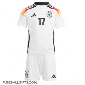 Deutschland Florian Wirtz #17 Fußballbekleidung Heimtrikot Kinder EM 2024 Kurzarm (+ kurze hosen)